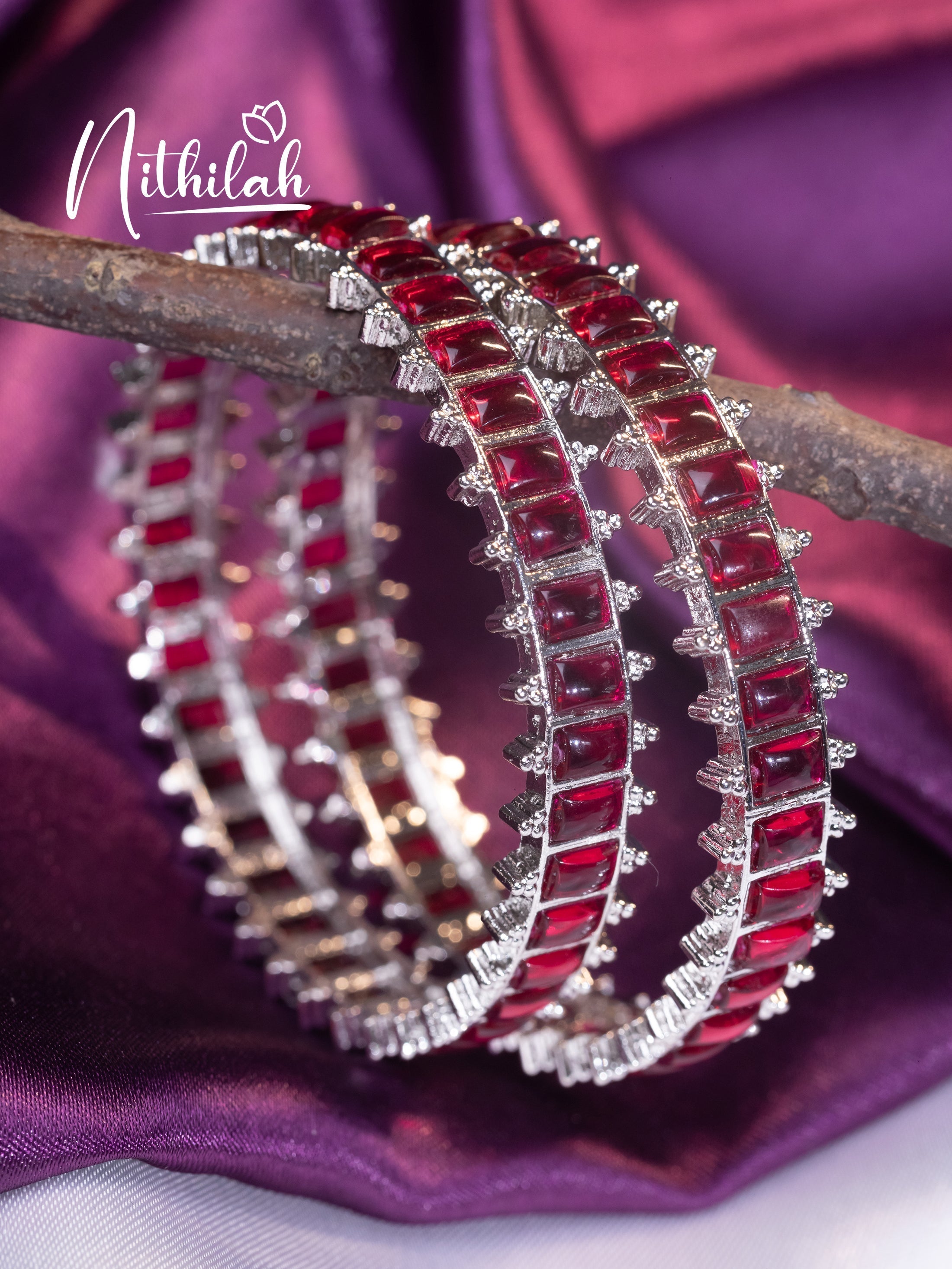 Nithilah Oxidised Bangles