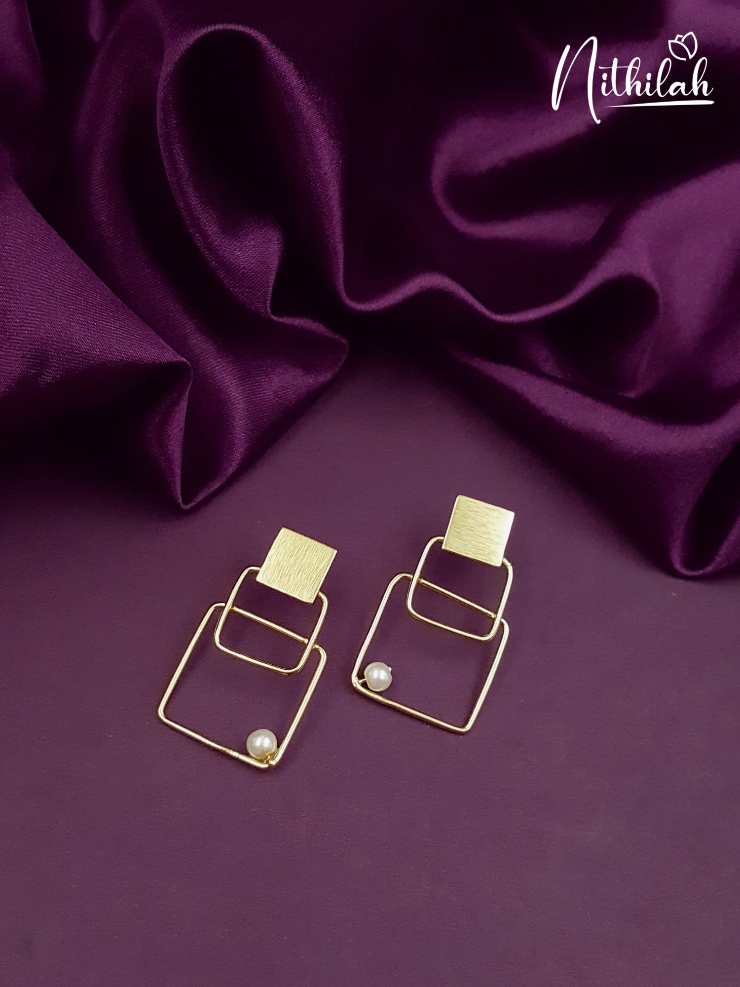 Nested Square Designer Earrings