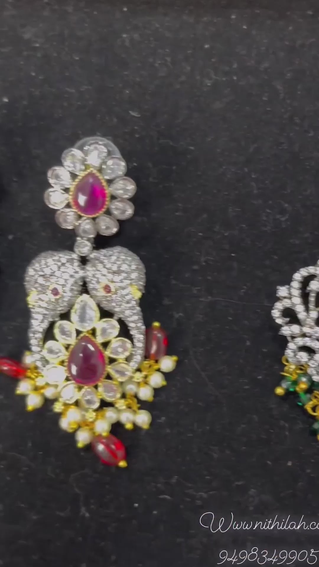 Victorian Polish American Diamond Earrings 3