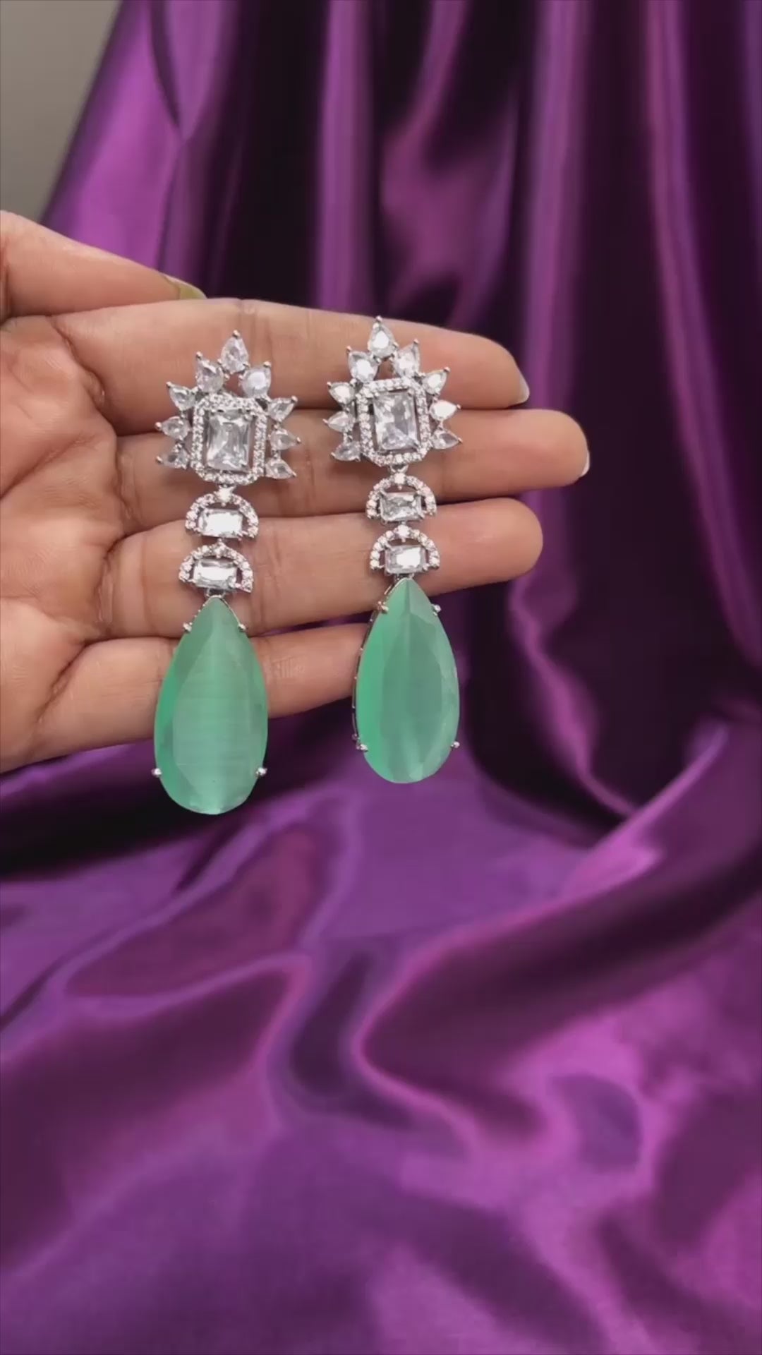 American Diamond Earrings Design16