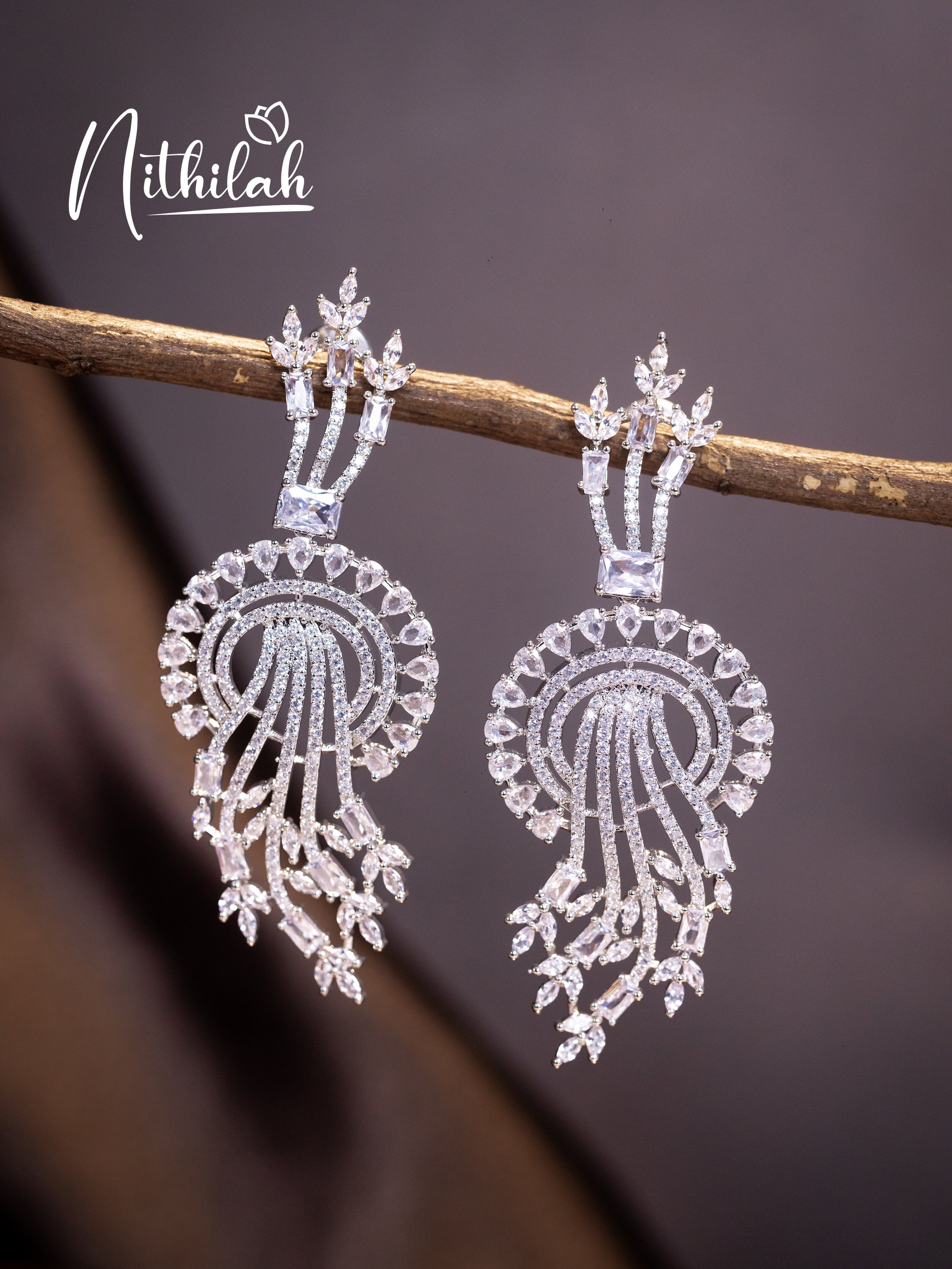 Buy American Diamond Earrings Design12