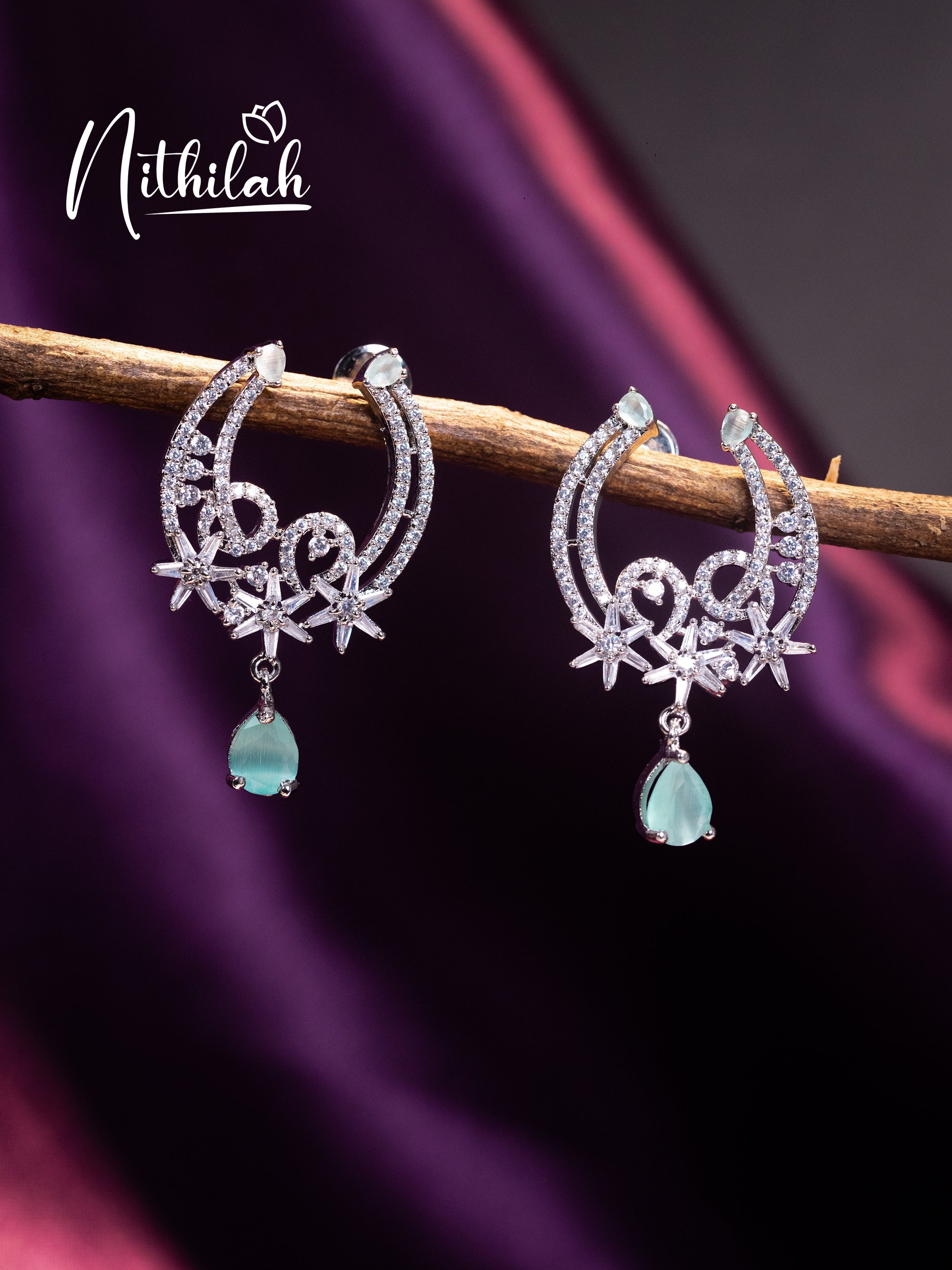 Buy American Diamond Earrings | AD Earrings 17
