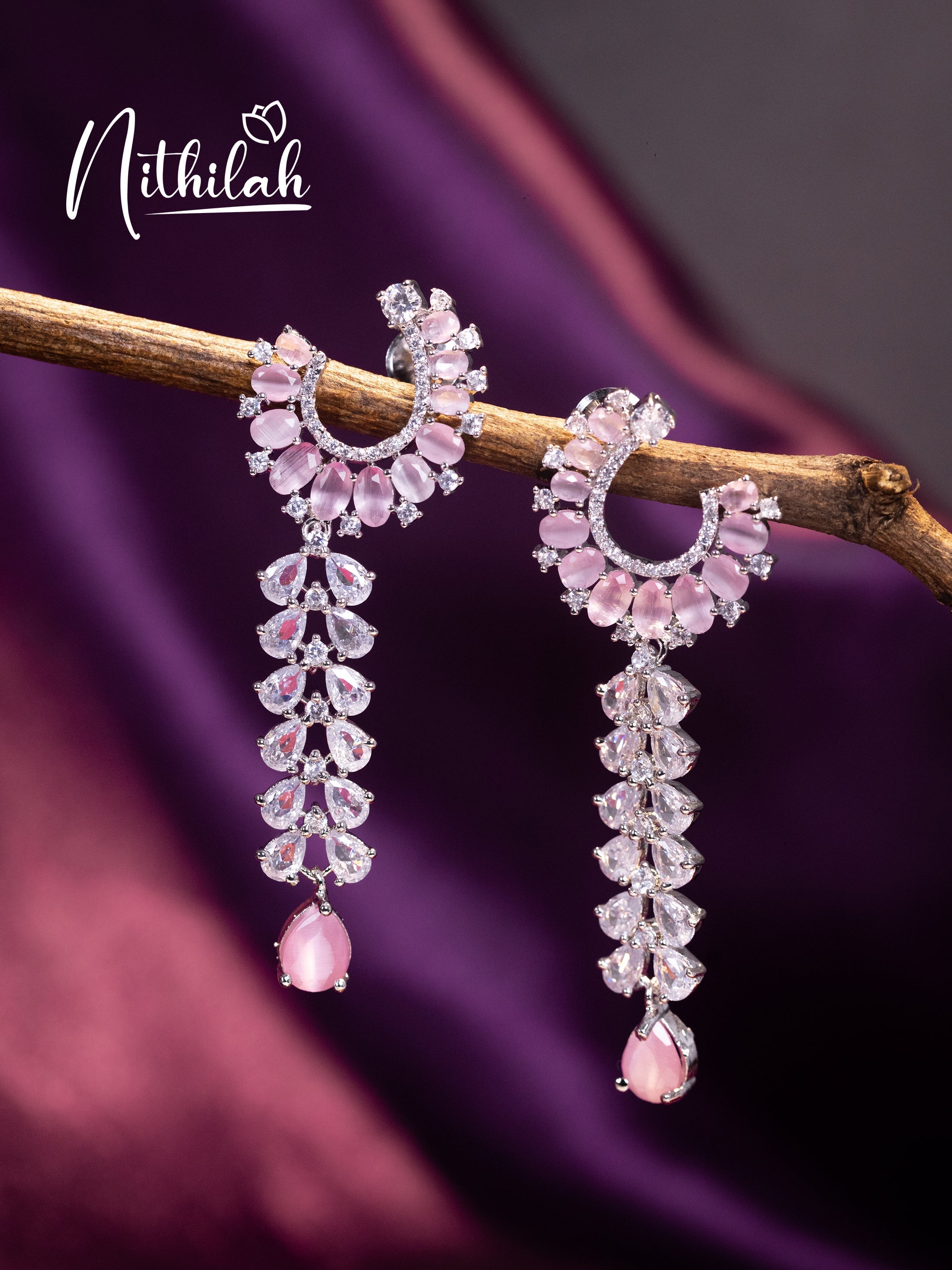 Buy American Diamond Earrings | AD Earrings Designs 26