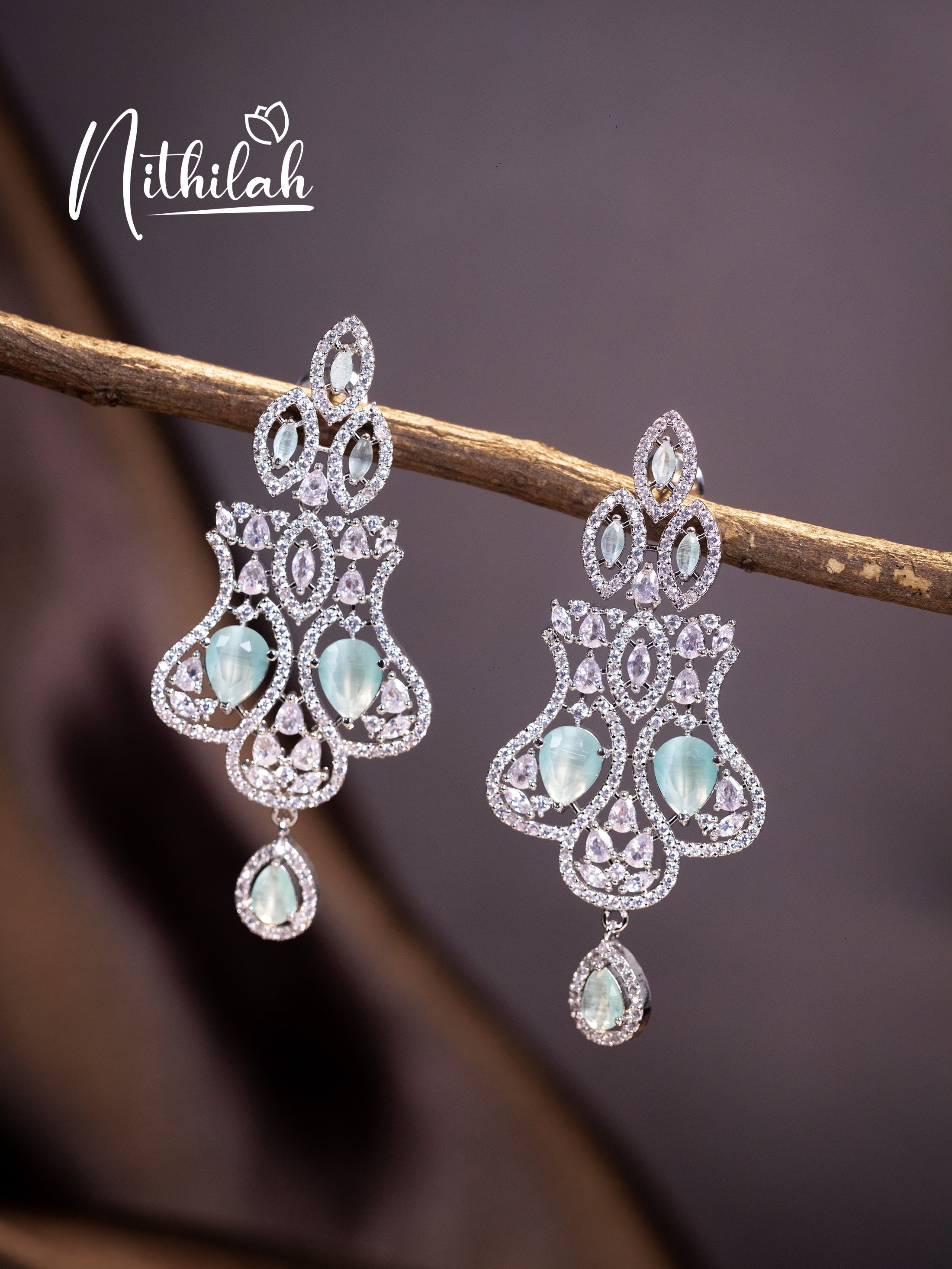 Buy American Diamond Earrings | American Diamond Jewellery
