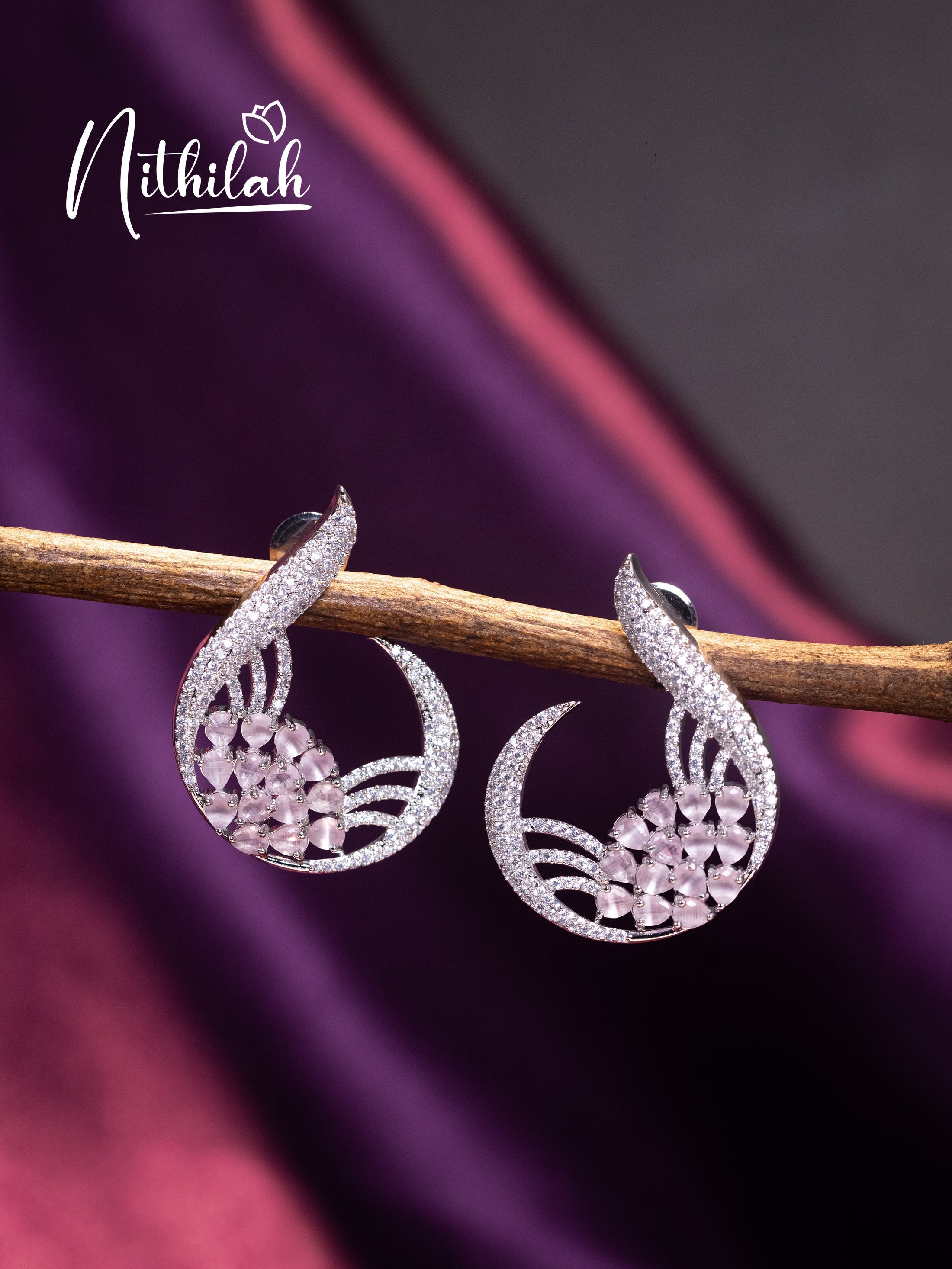 Buy American Diamond Stud Earrings Online