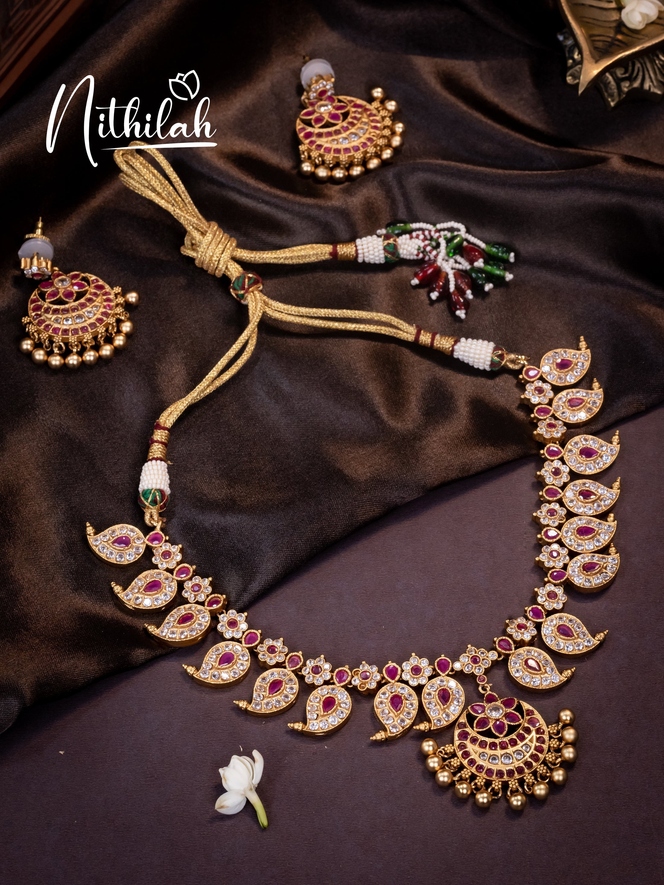 Buy Diamond Kemp Mango Necklace | Mango Necklace
