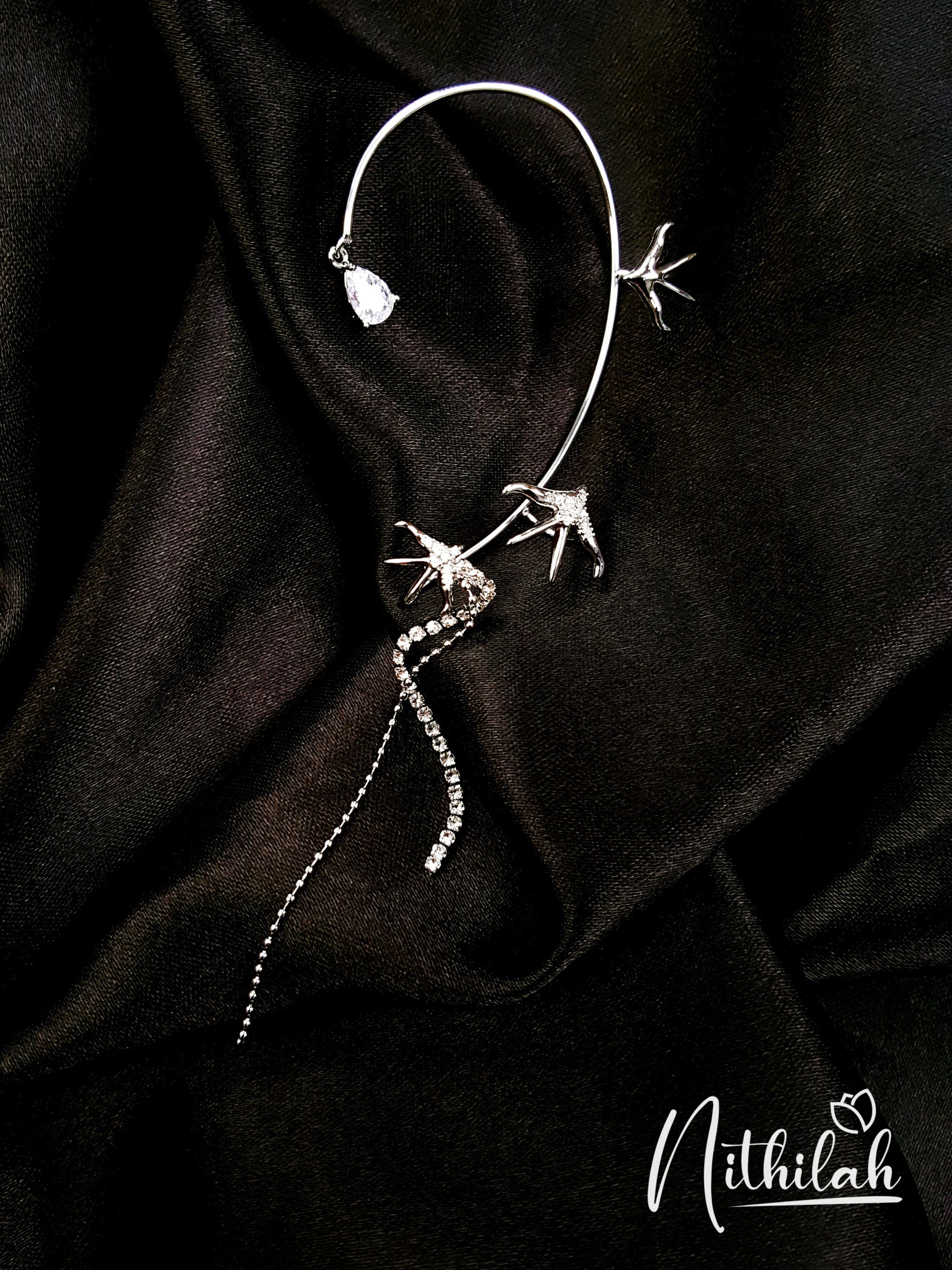 Buy Ear Cuffs Silver Dangler | Silver Ear Cuffs Dangler