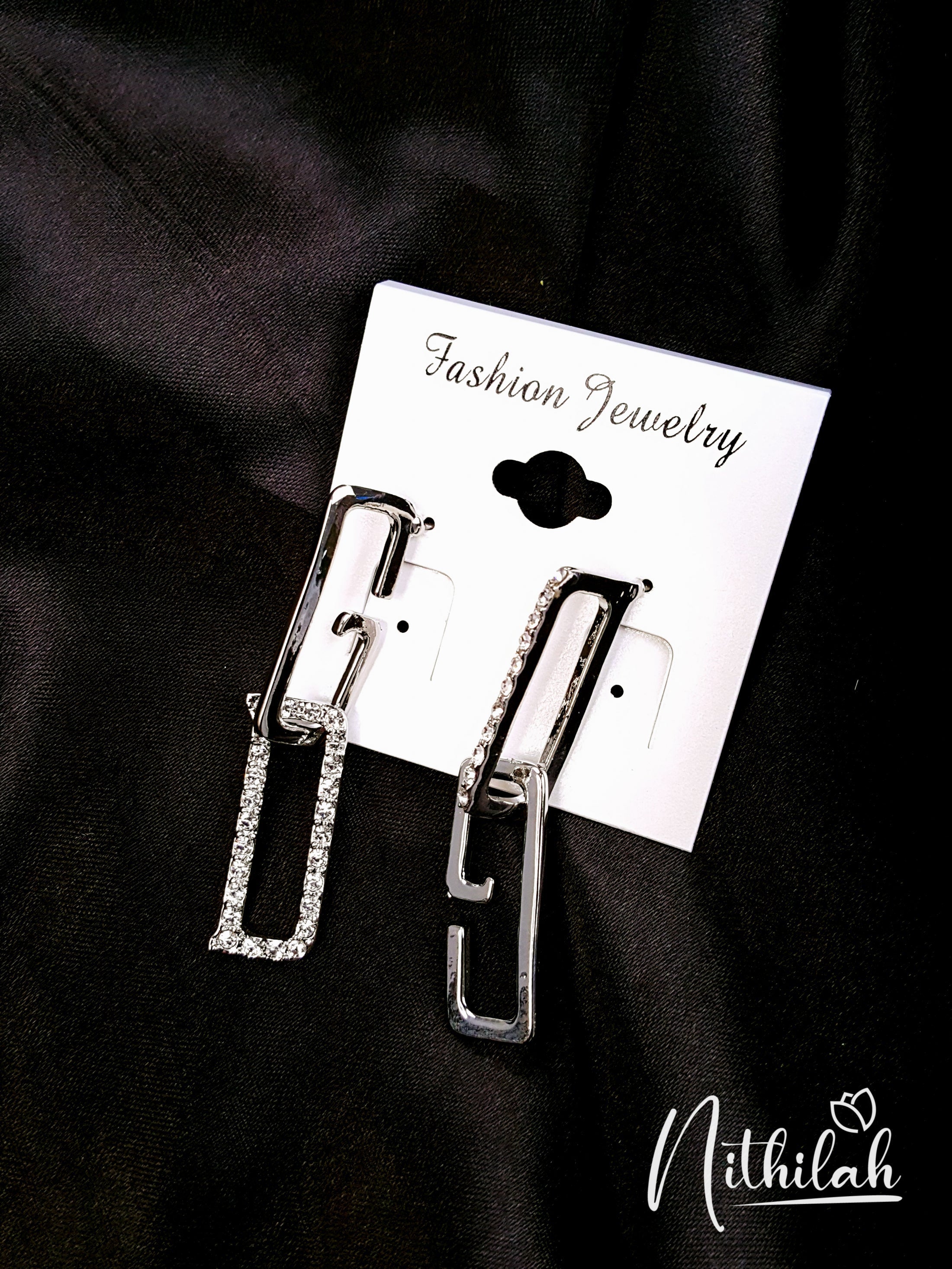Buy Fancy DG Silver Earrings for Girls