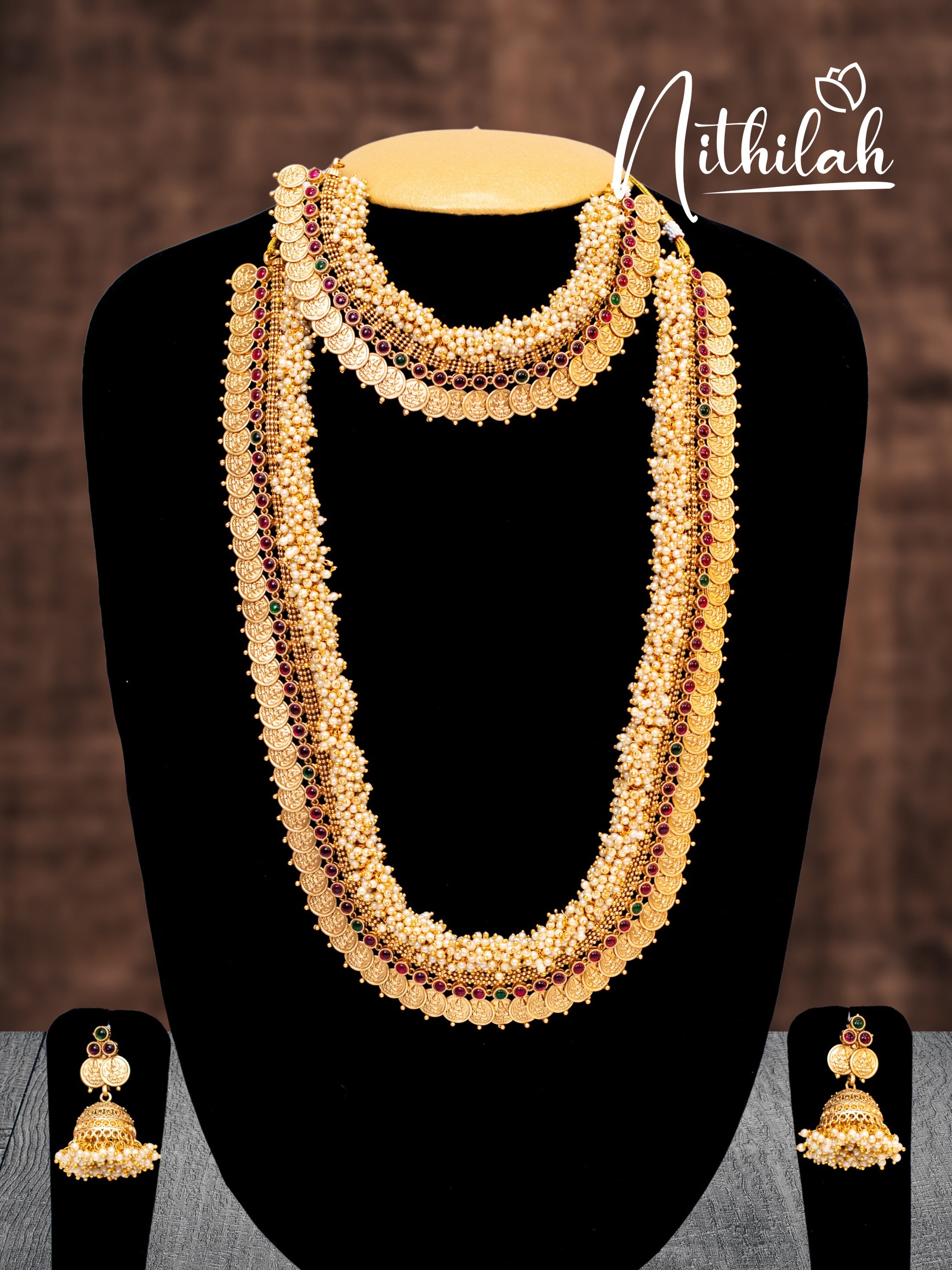Pearl Bunch Kaasu Jewel Set N08S107