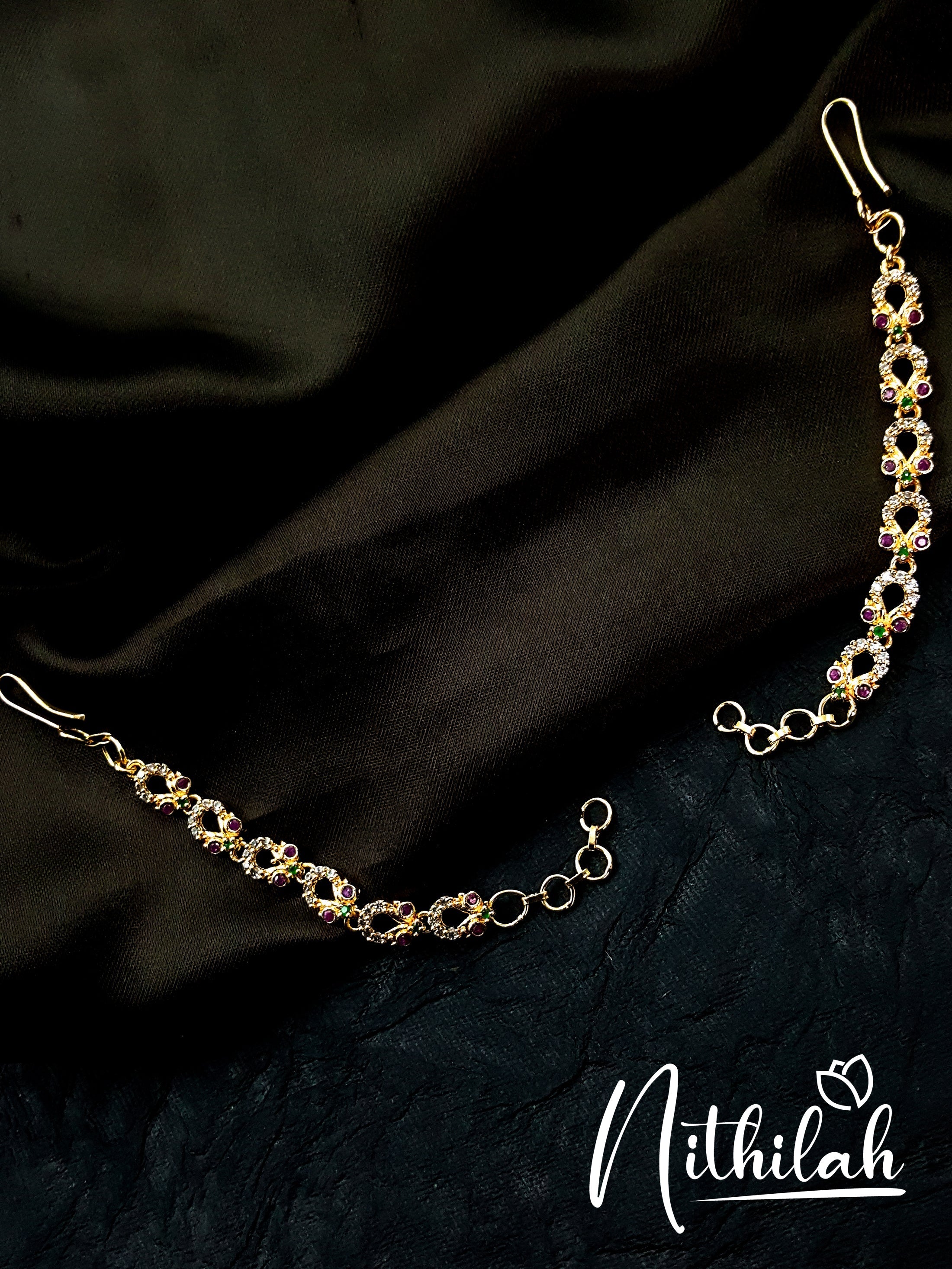 Buy Imitation Jewellery Regular Ear Chain Gold Mattal NPFK132 Online