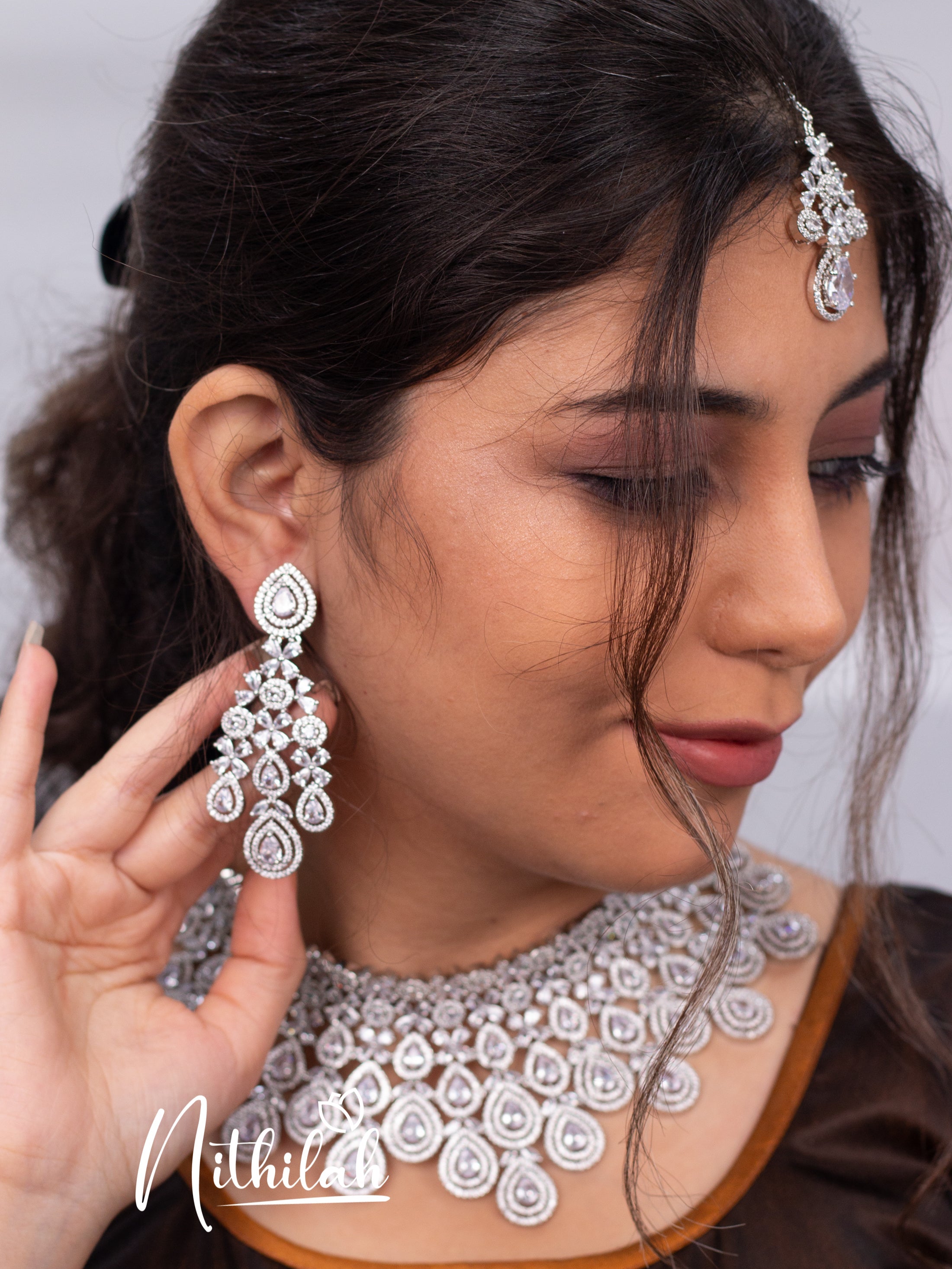 American Diamond Jewellery Suppliers India, Price & Designs - Nithilah