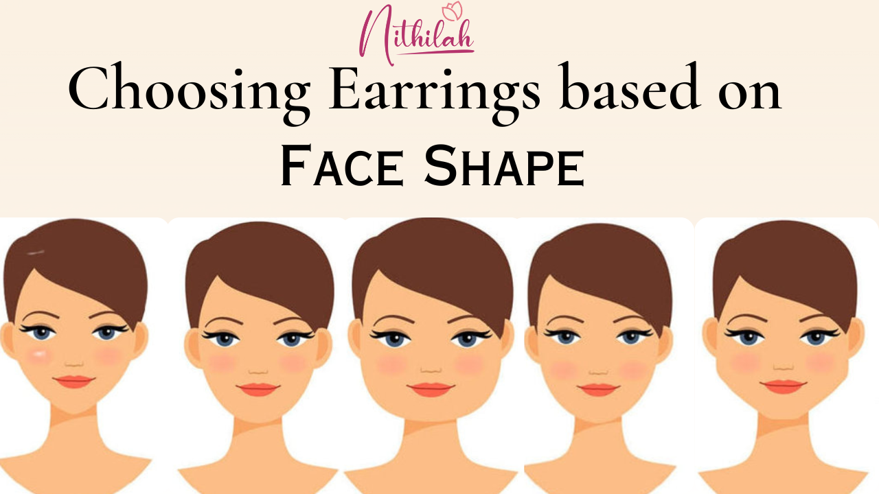How to choose earrings based on face shape