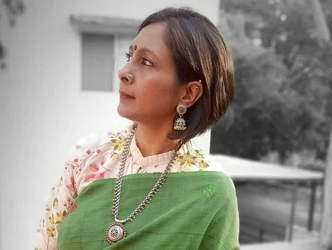 How to style oxidised jewellery with kurti