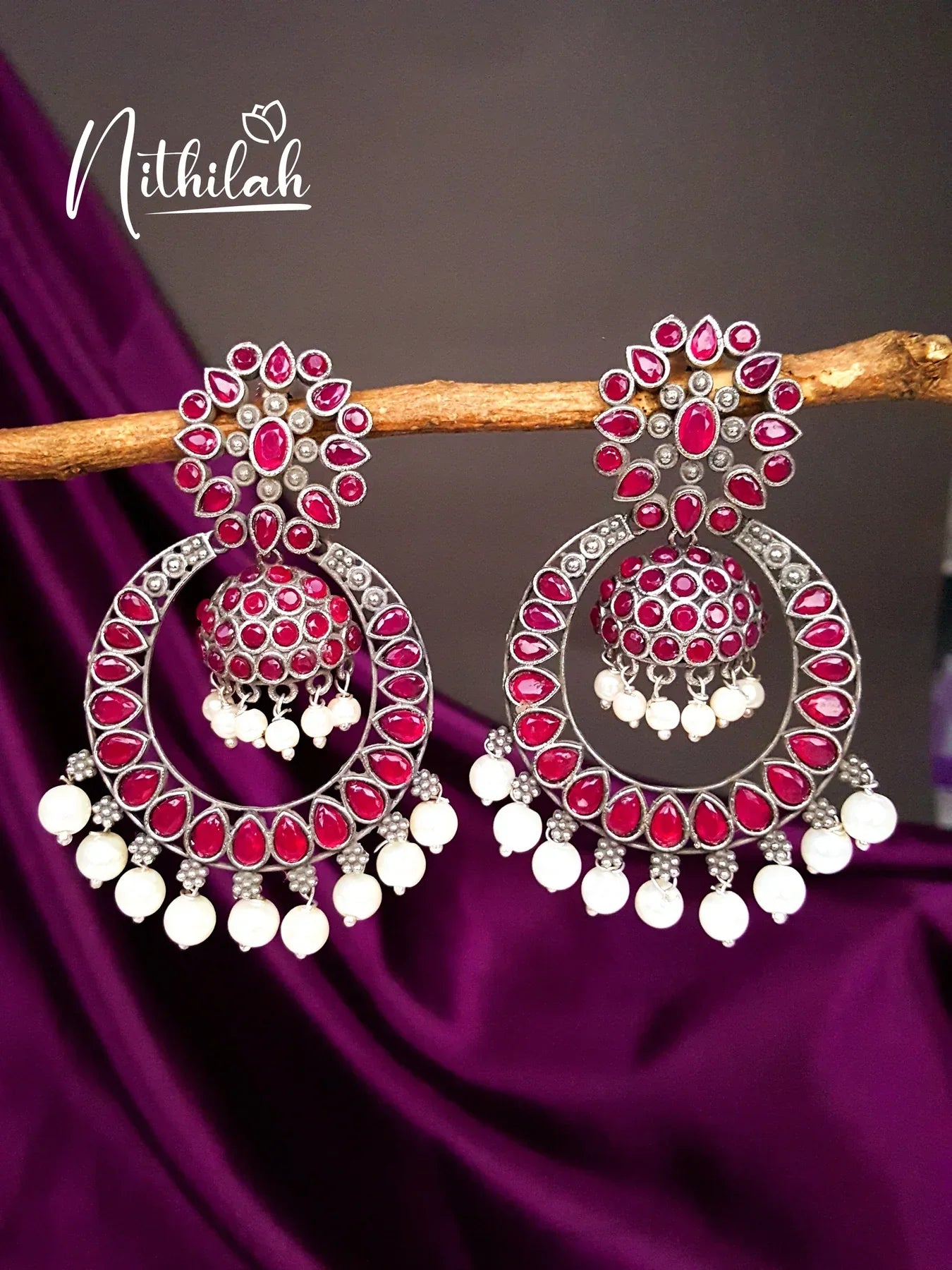 Beautiful Earrings under 500 at Nithilah