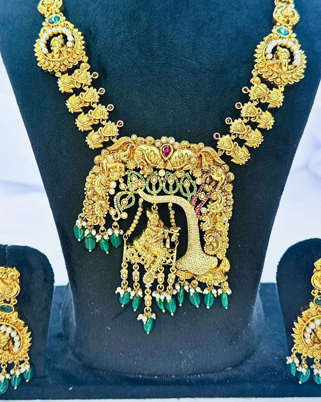 Brindavan Jhoola Temple Necklace