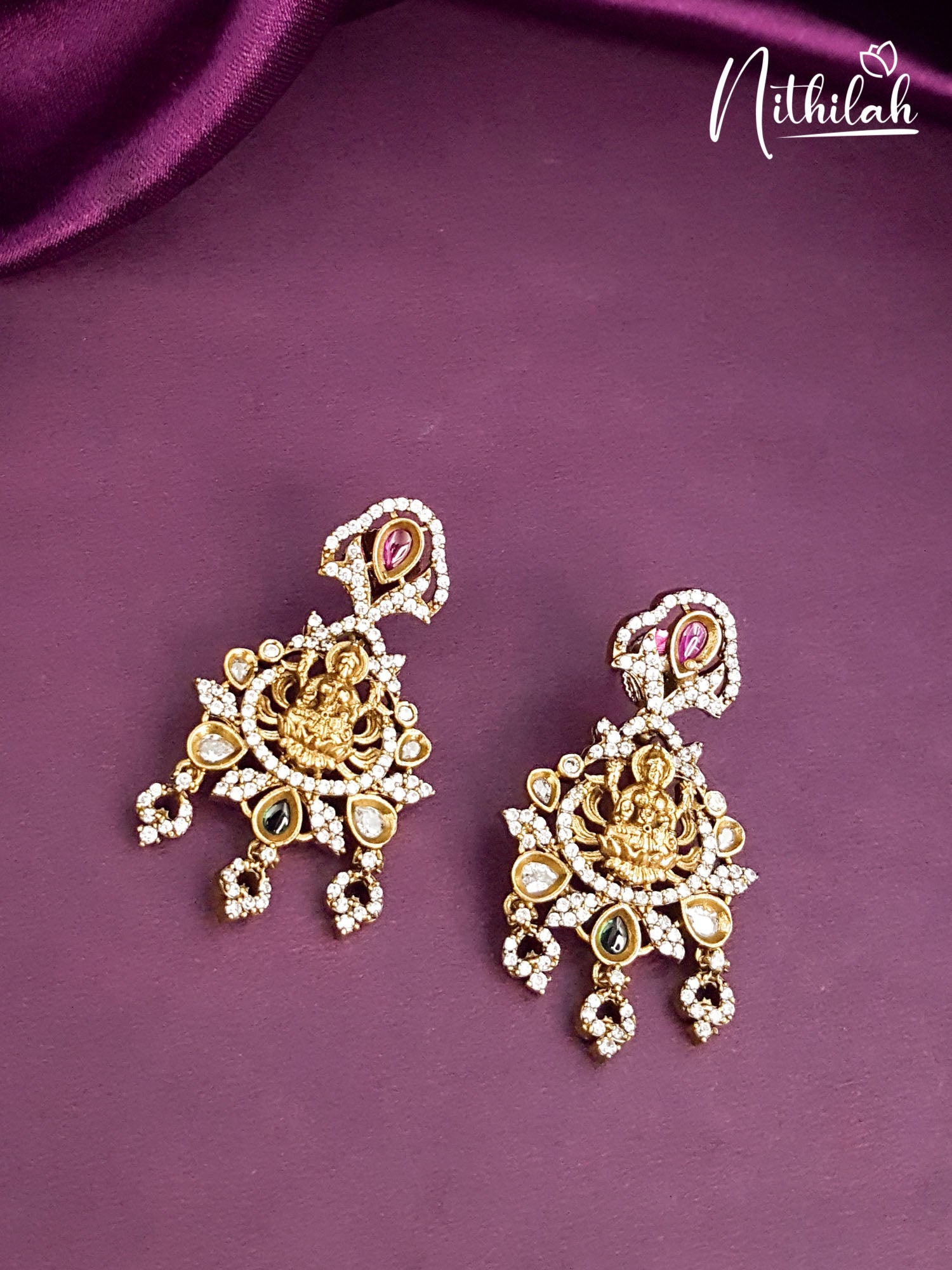 Nithilah Lakshmi Victorian Earrings Drop