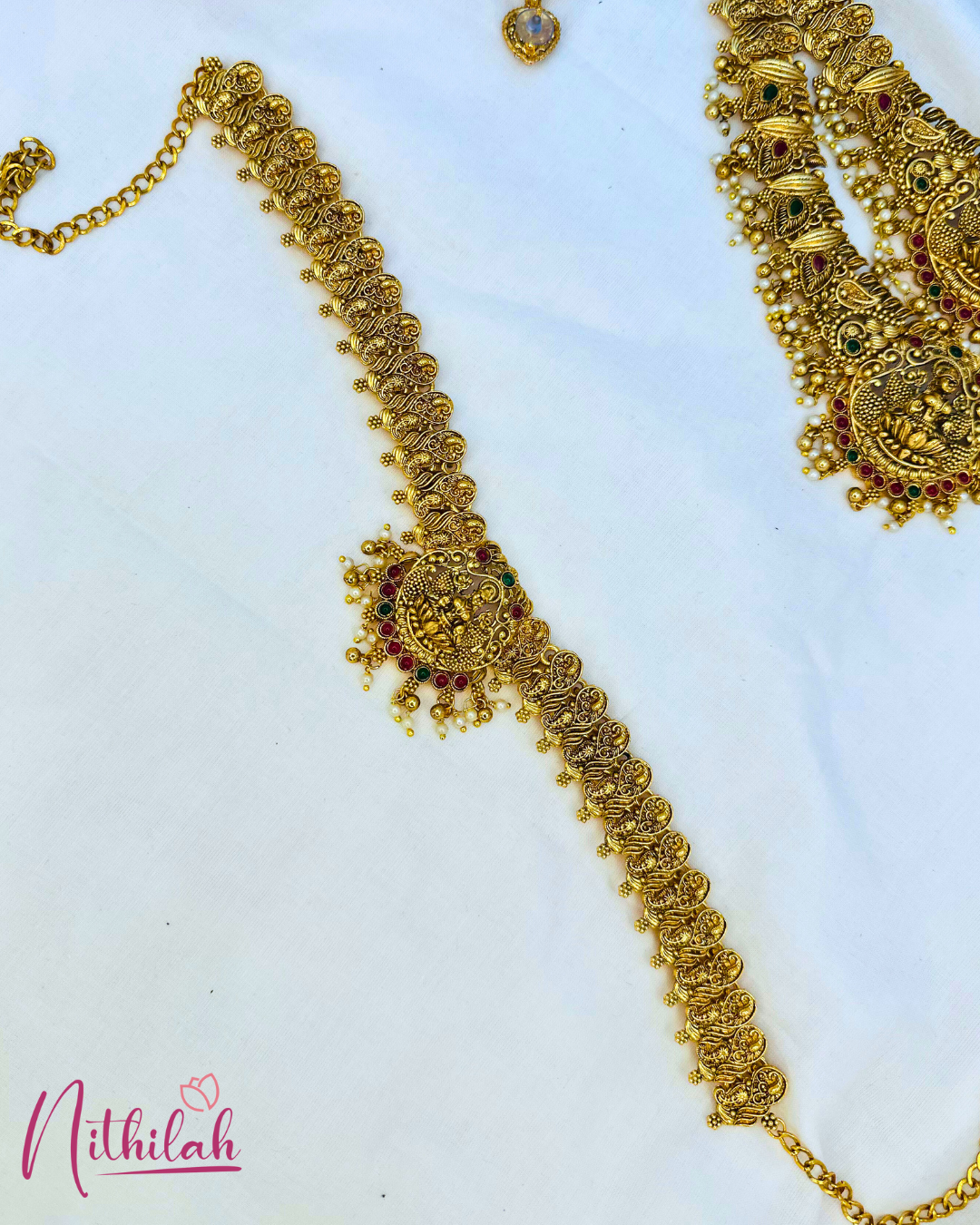 Lakshmi Classic Semi Bridal Temple Set