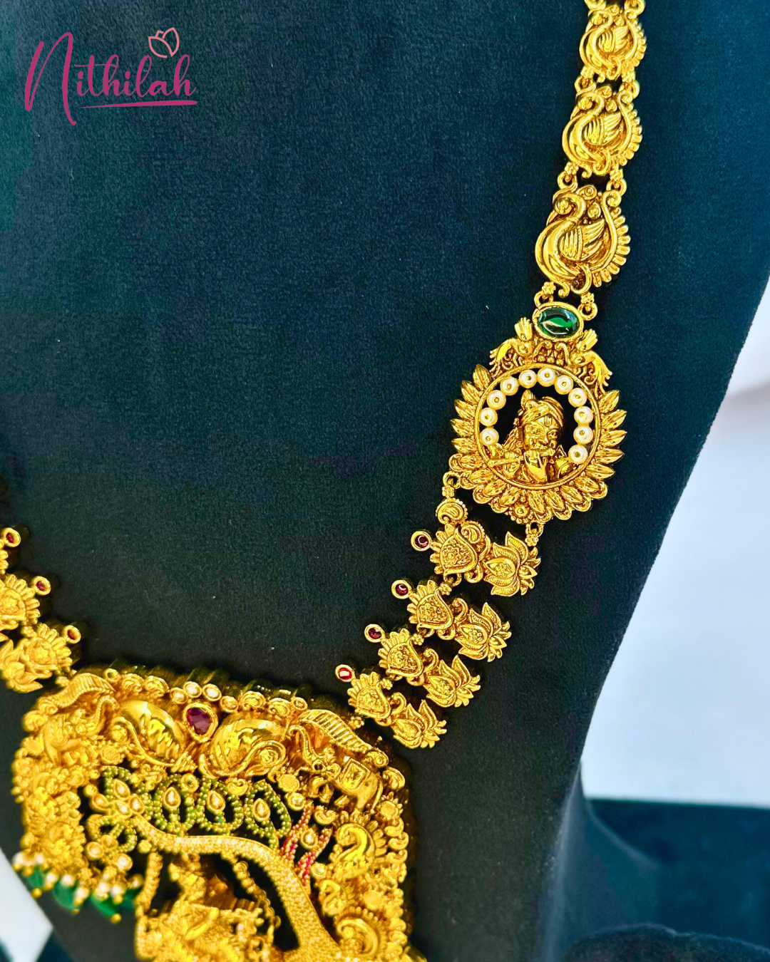 Brindavan Jhoola Temple Necklace