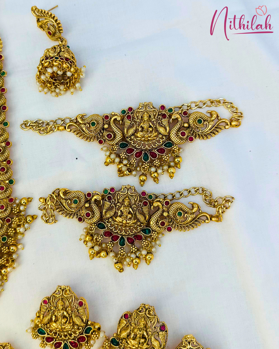Mahalakshmi Peacock Bridal Set