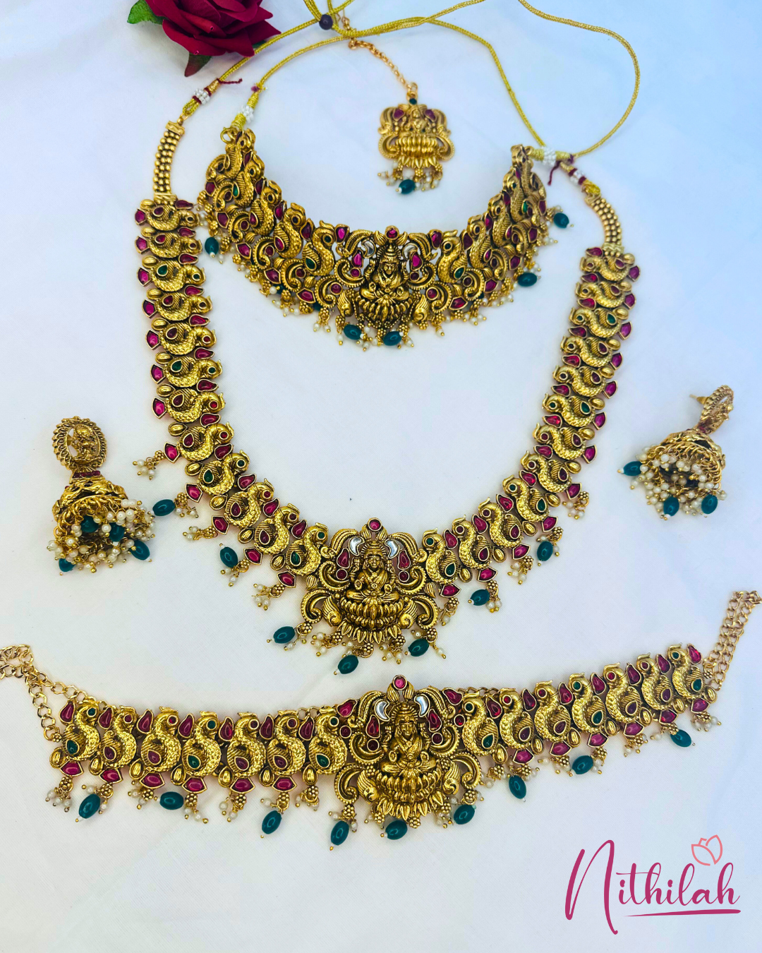 DivyaLakshmi Semi Bridal Set