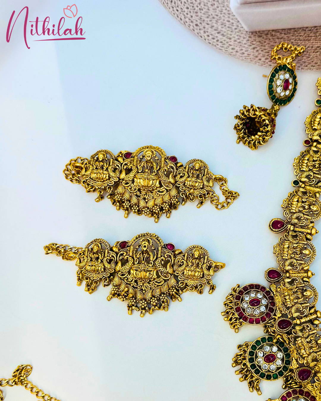 Lakshmi Temple Heirloom Bridal Set