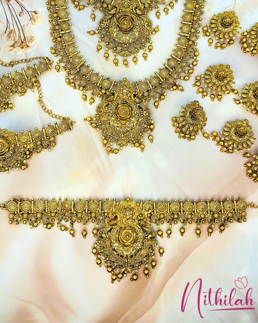 Antique Rose Royale Bridal Set