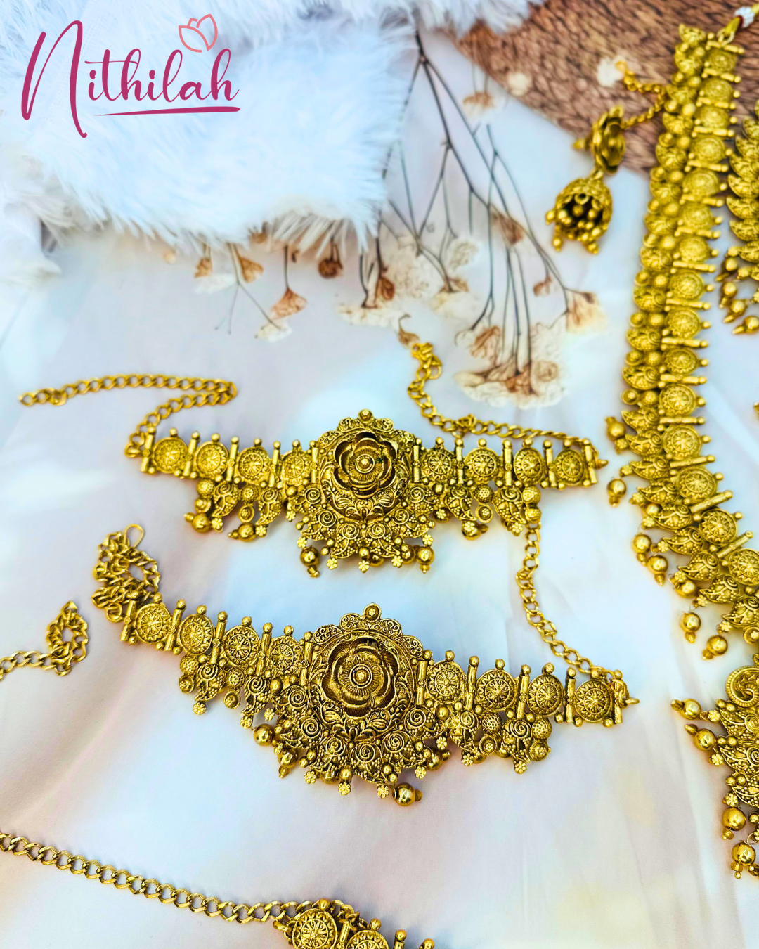 Antique Rose Royale Bridal Set