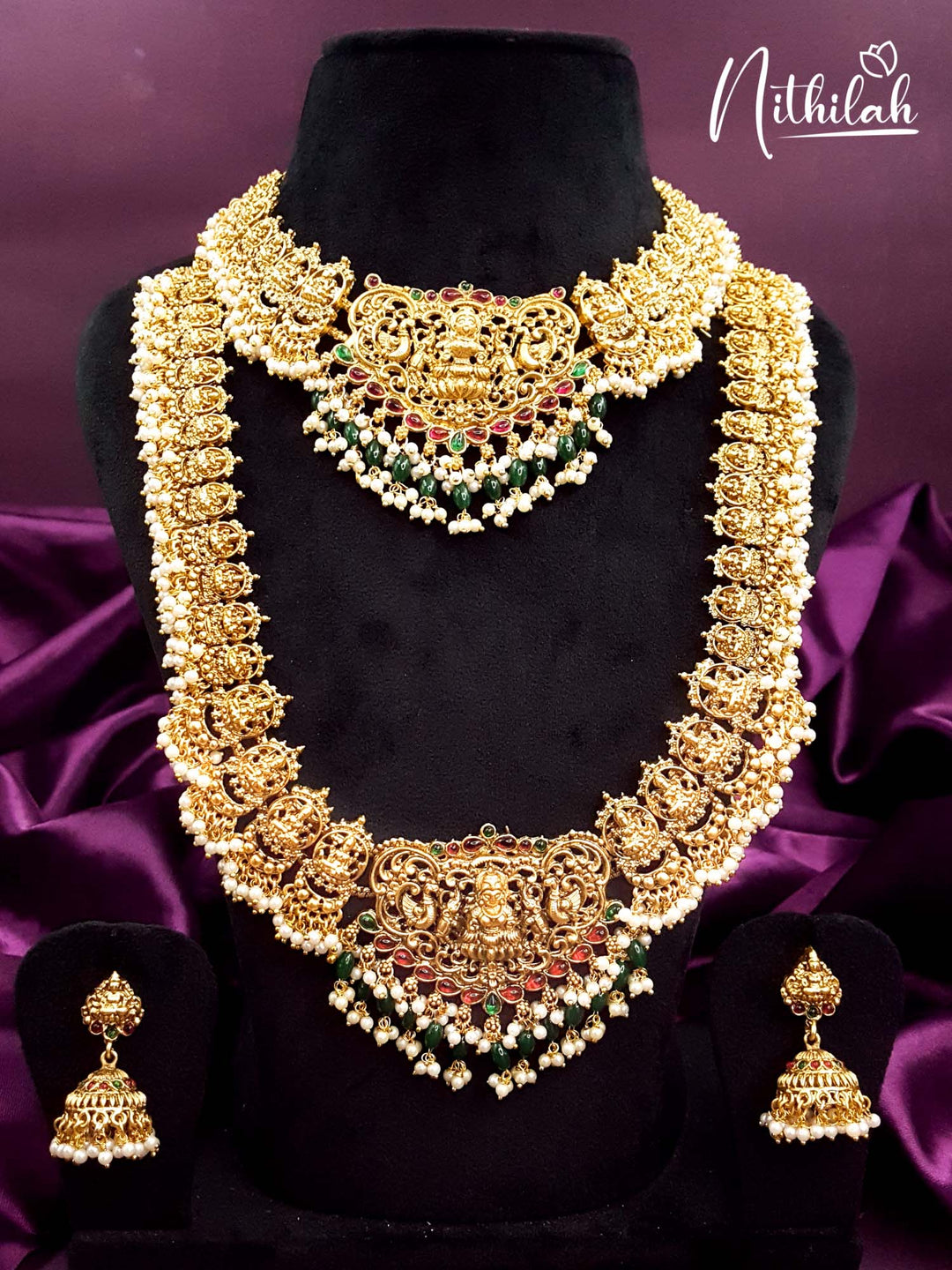 Bridal Jewelry Sets | Buy Bridal Imitation Jewellery Online – Nithilah