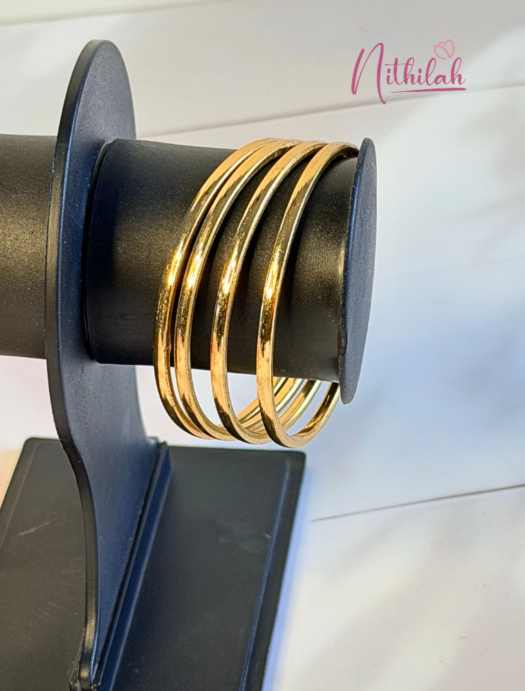 Traditional Lightweight Children's Gold Plated Bangles