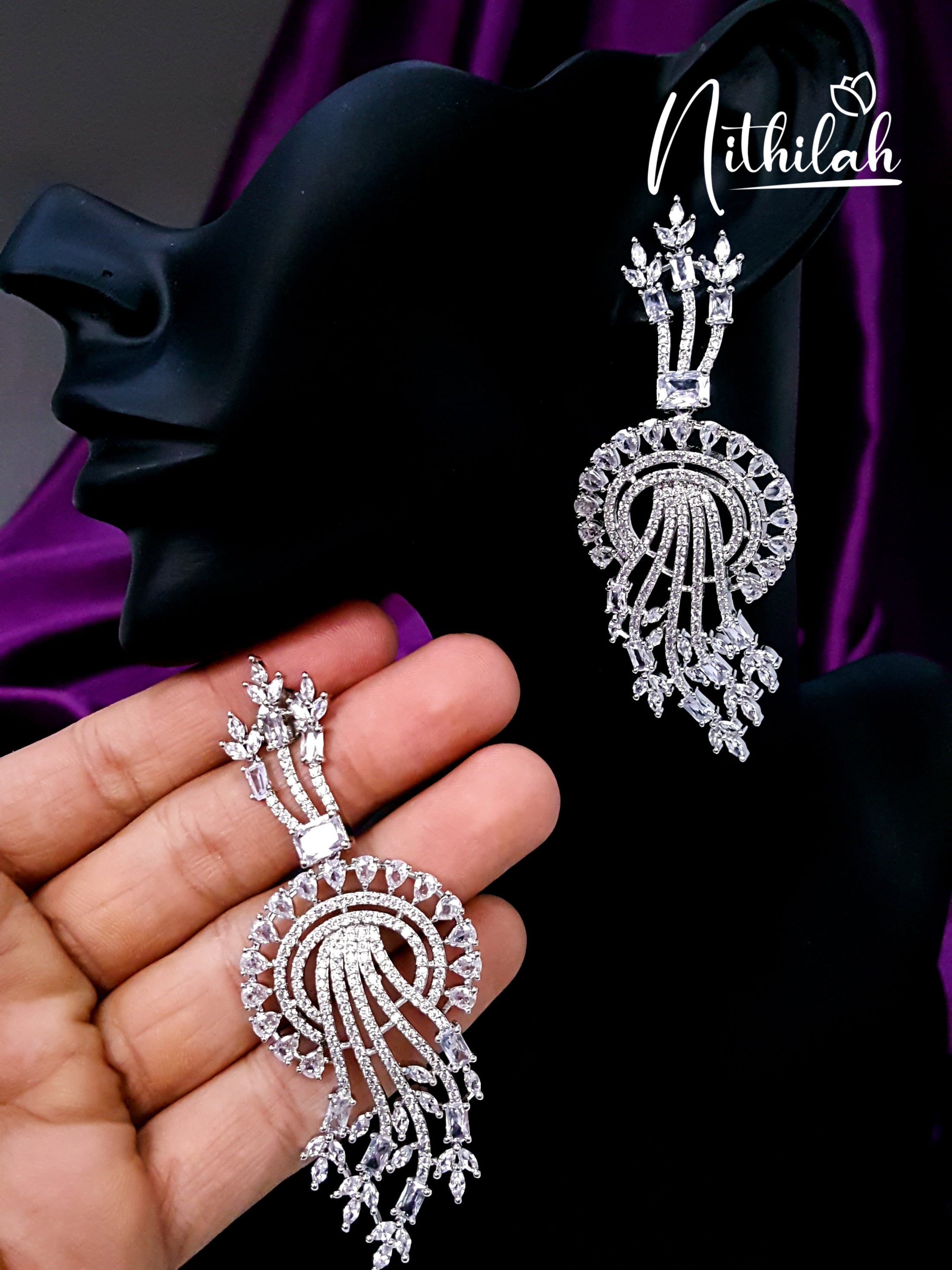 Buy American Diamond Earrings Design12 