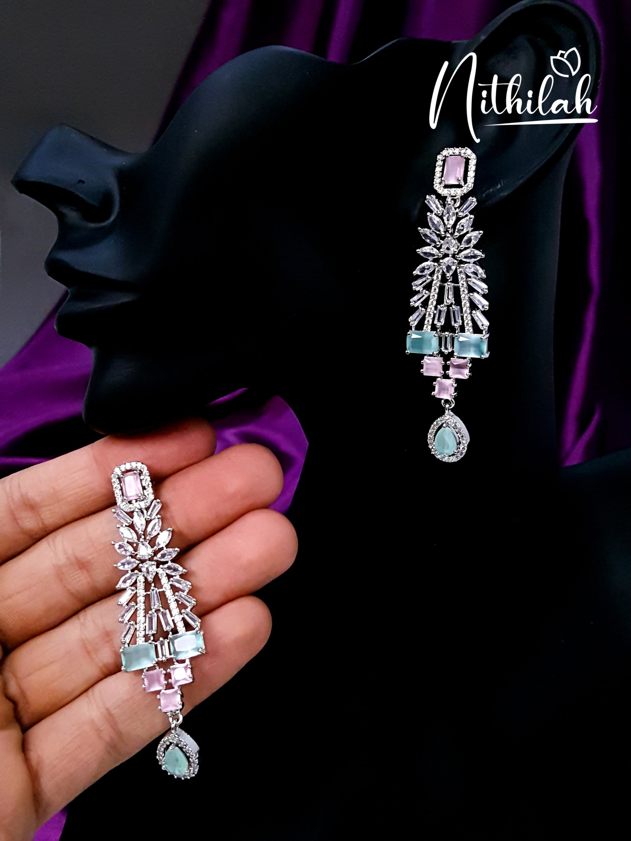 Buy Earrings American Diamond | Earrings AD Design 2