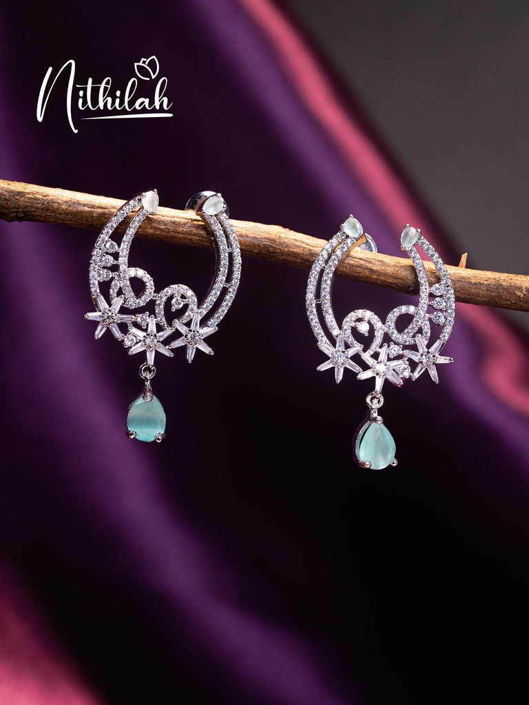 Buy American Diamond Earrings AD Earrings 17 Nithilah