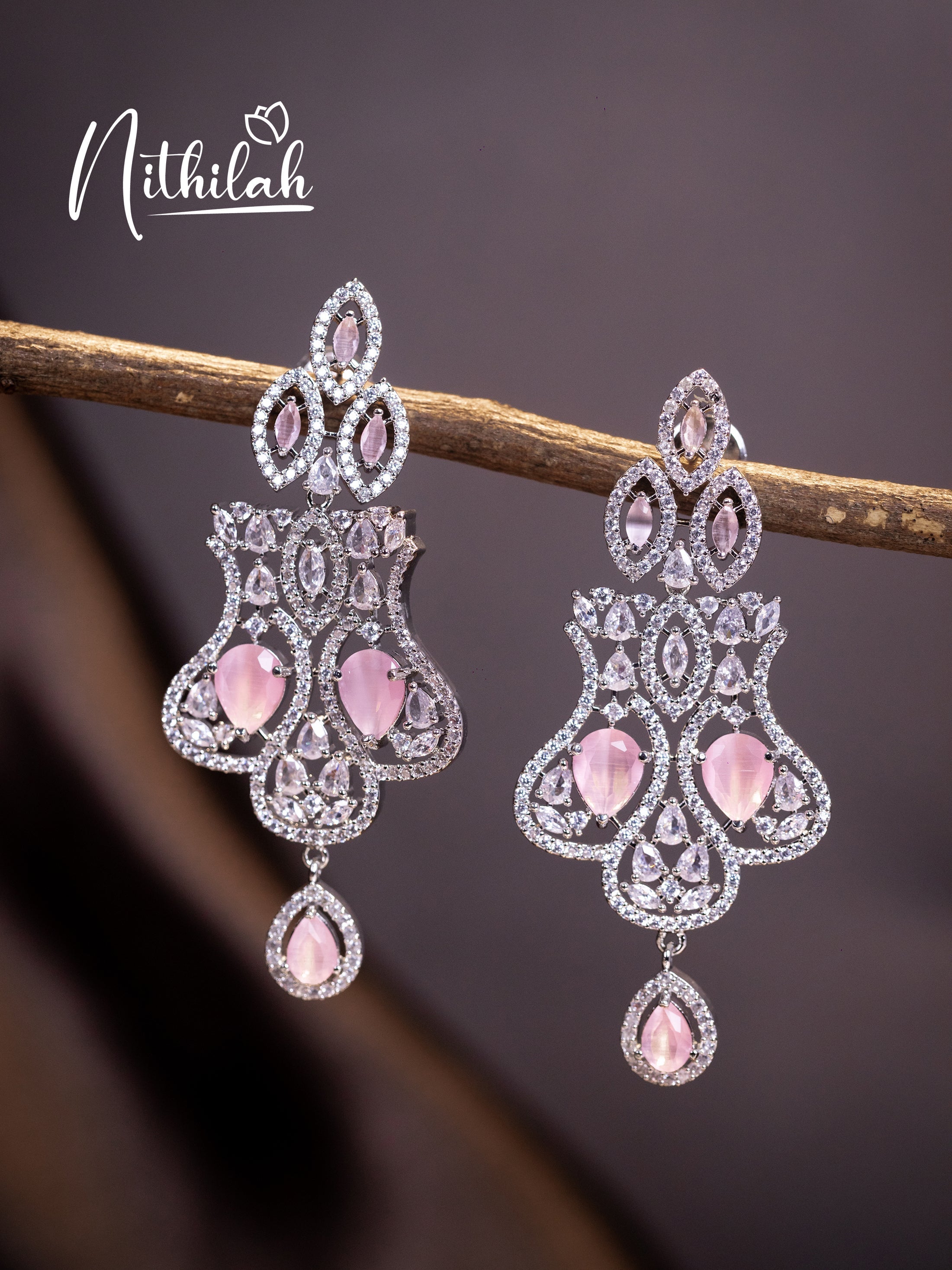 Buy American Diamond Earrings | AD Jewellery India