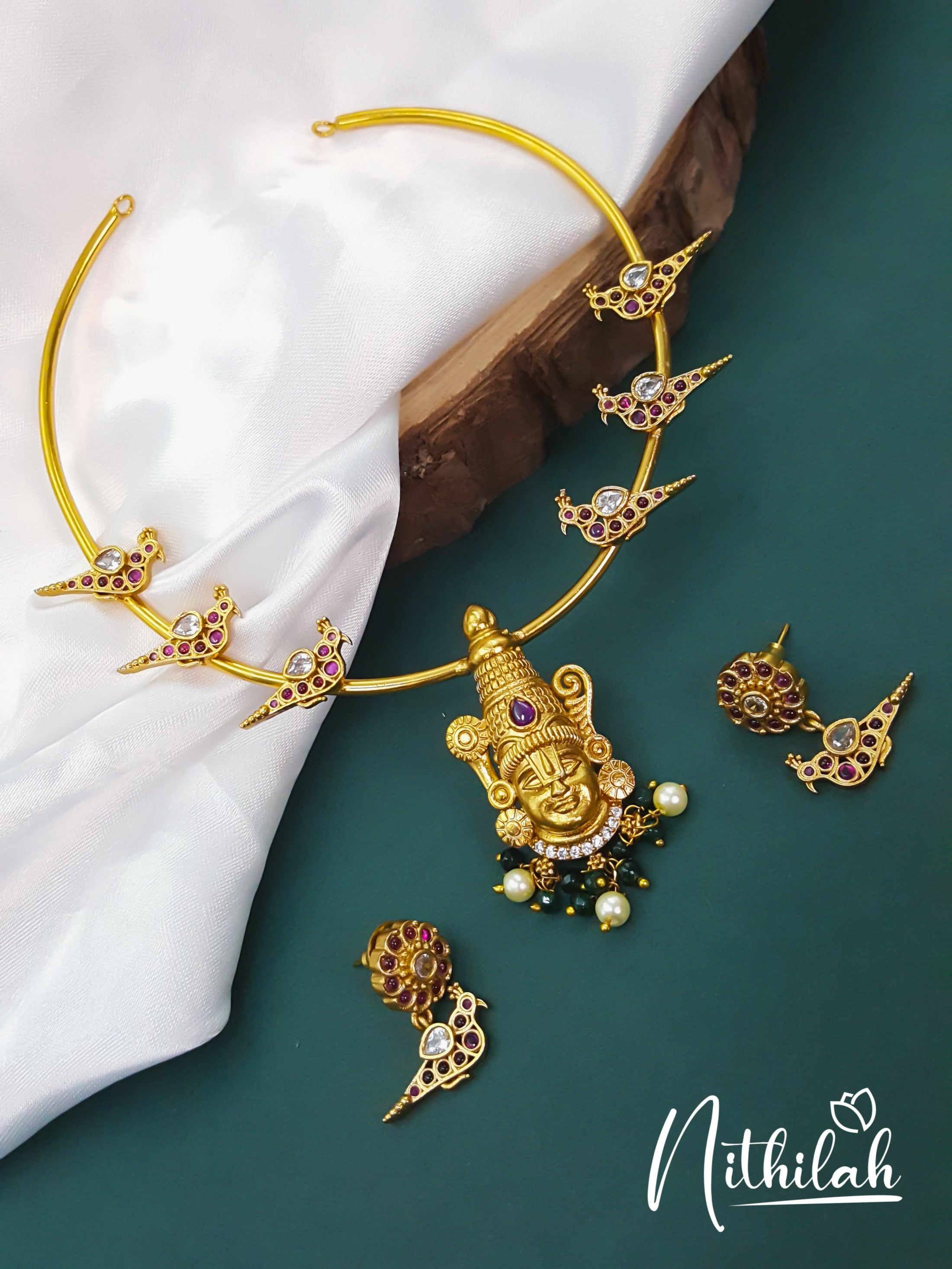 Buy Hasli Necklace | Balaji Bird Necklace Choker Hasli