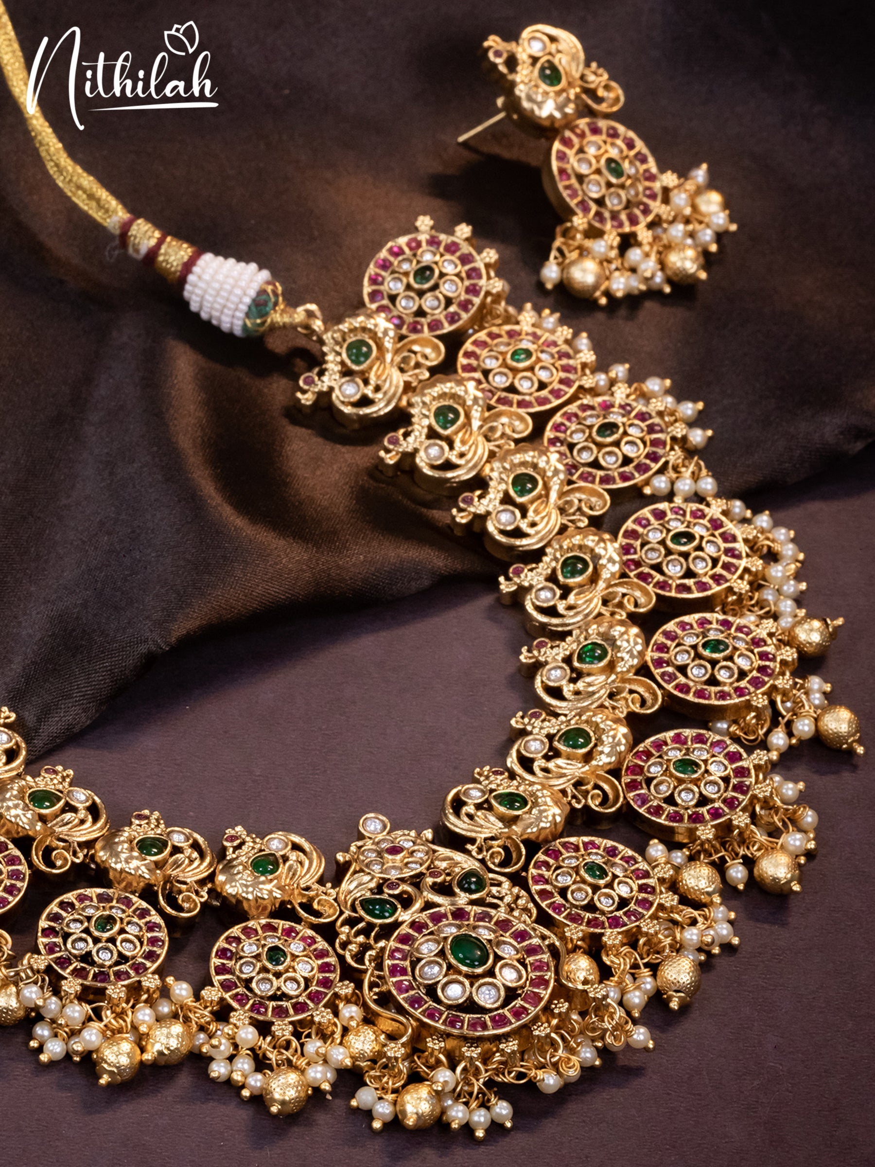 Buy Beautiful Peacock Antique Kemp Necklace | Kemp Necklace