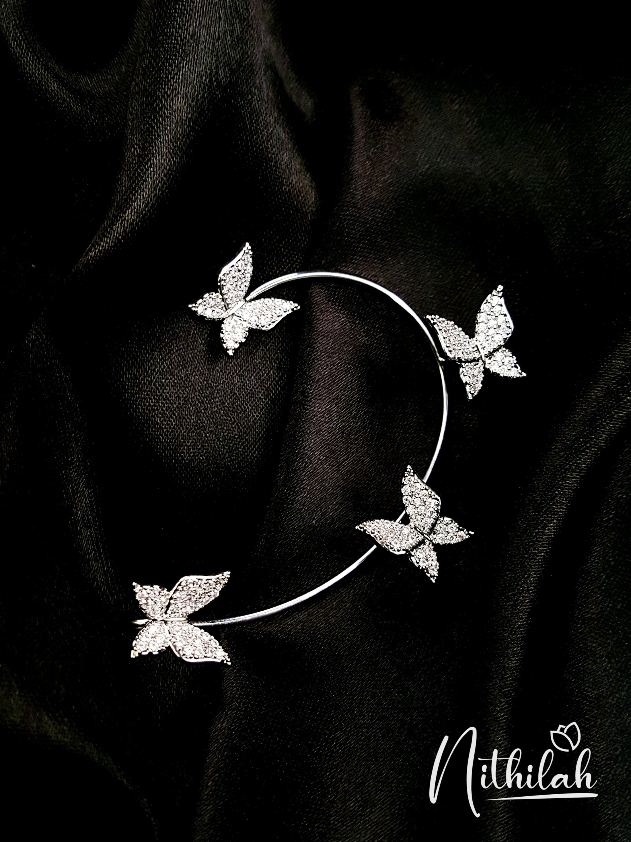 Buy Silver Ear Cuffs Butterfly | Ear Cuffs Online