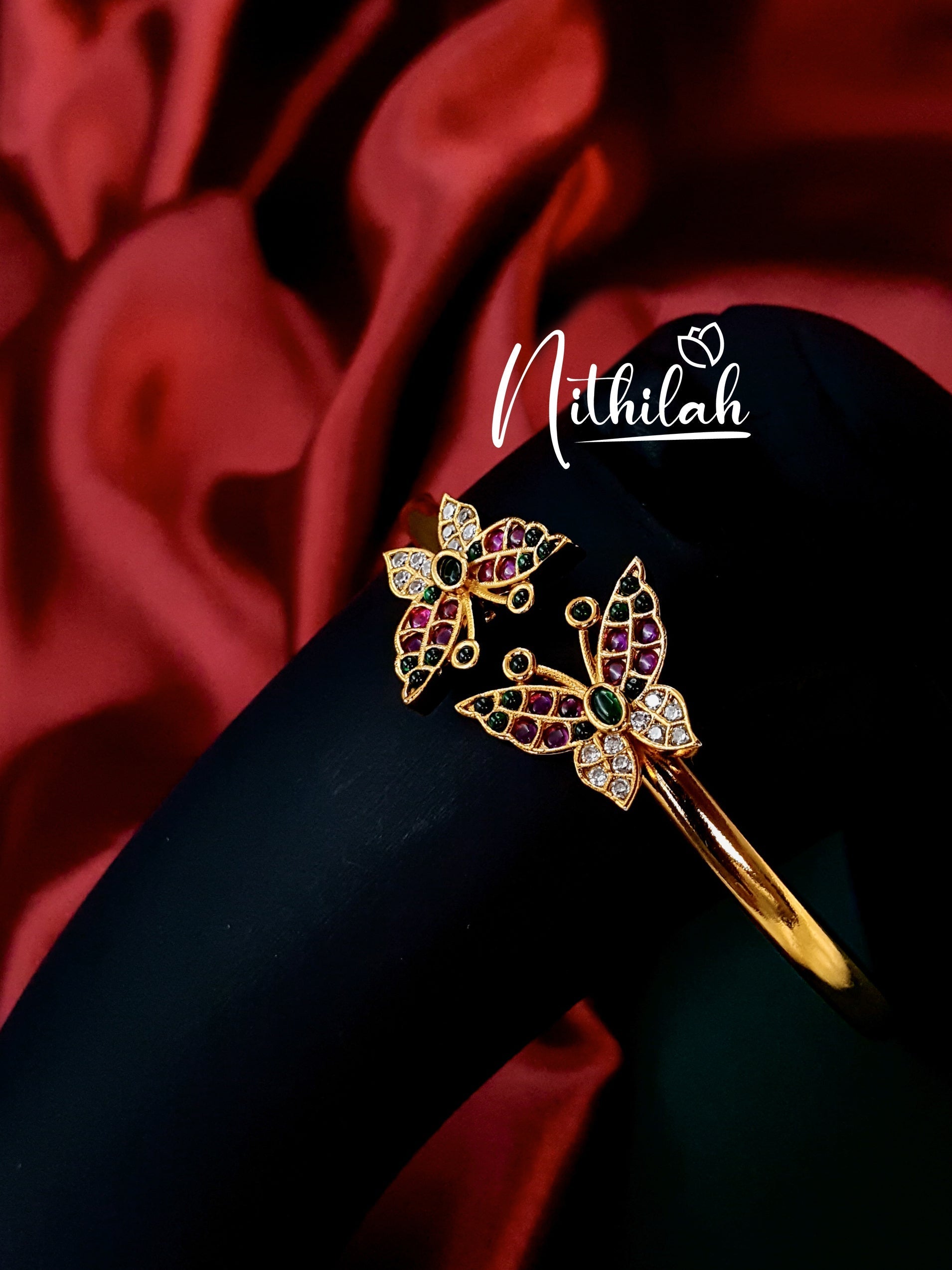 Buy Imitation Jewellery Gold Look alike Bracelet - Butterfly NCPL178 Online