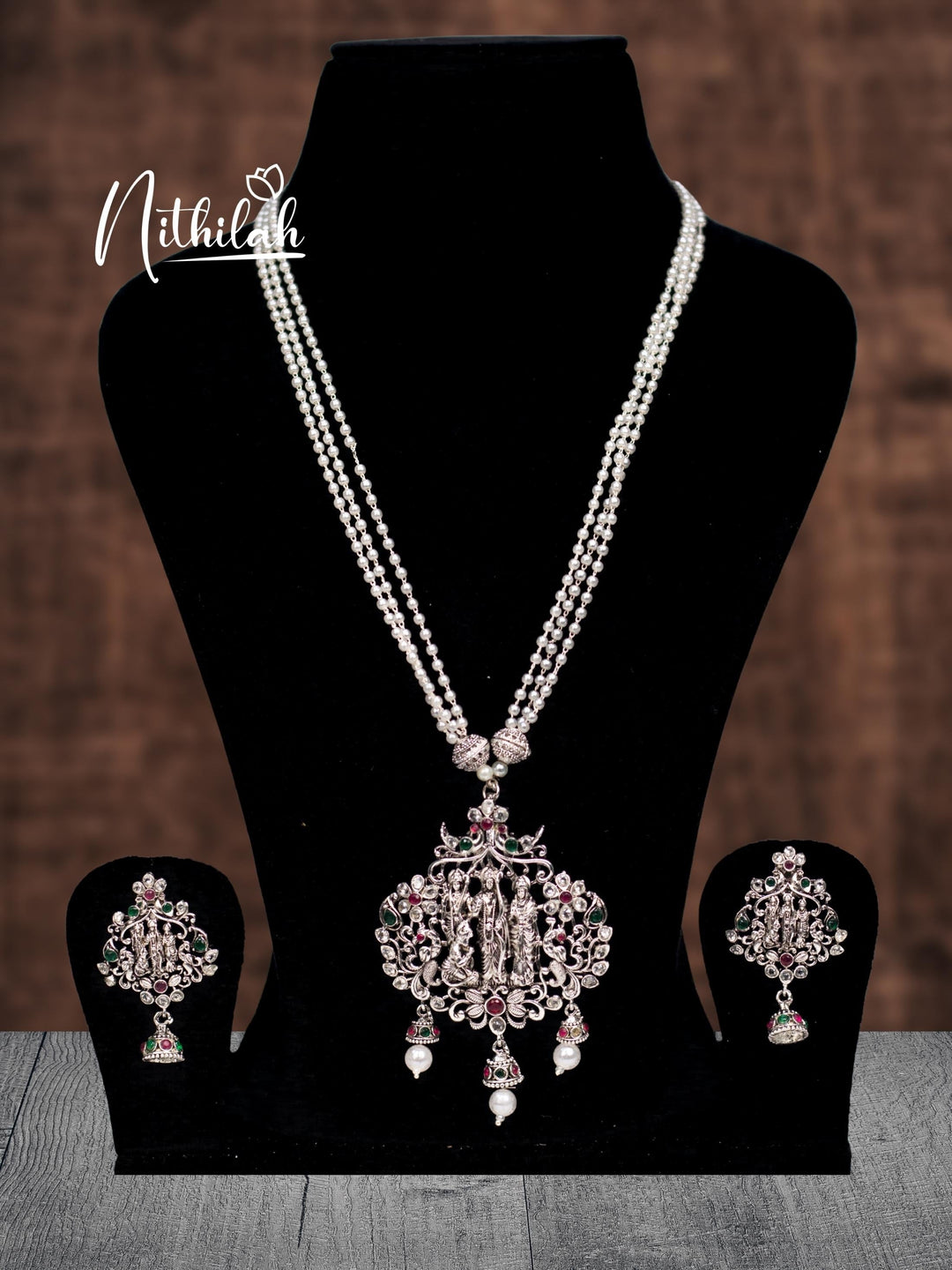 Buy Oxidised Haram, Long Oxidised Necklace – Nithilah