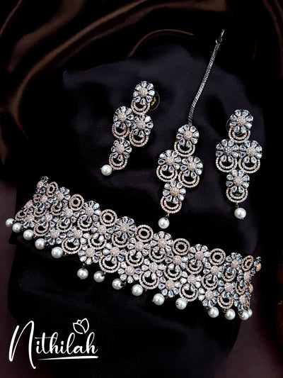Victorian Pretty Chocker Jewel Set N08C142
